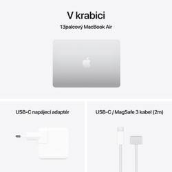 Apple MacBook Air 13,M4 chip 10-core CPU/8-core GPU,16GB,256GB SSD - Silver