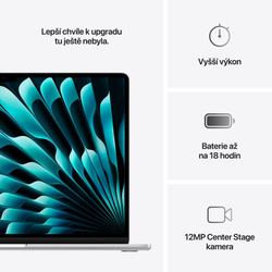 Apple MacBook Air 15,M4 chip 10-core CPU/10-core GPU,16GB,256GB SSD - Silver