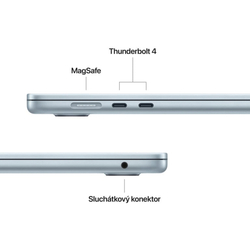 Apple MacBook Air 15,M4 chip 10-core CPU/10-core GPU,16GB,512GB SSD - Sky Blue
