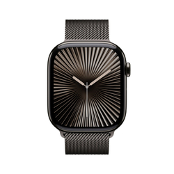 Apple Watch Series 10 GPS + Cellular 46mm Slate Titanium Case with Slate Milanese Loop - M/L (MWYW3QC/A)