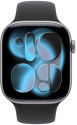 Apple Watch Series 11 GPS 42mm Space Grey Aluminium Case with Black Sport Band - S/M
