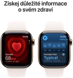 Apple Watch Series 11 GPS + Cellular 46mm Gold Titanium + Sport Band - S/M