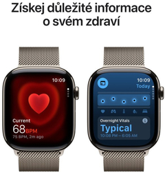 Apple Watch Series 11 GPS + Cellular 46mm Titanium + Milanese Loop - S/M