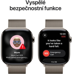 Apple Watch Series 11 GPS + Cellular 46mm Titanium + Milanese Loop - S/M