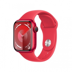 Apple Watch Series 9 41mm Cellular PRODUCT(RED) Červený hliník s PRODUCT(RED) sportovním řemínkem -S/M