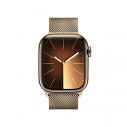 Apple Watch Series 9 41mm Cellular Zlatý nerez se zlatým milánským tahem