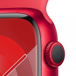 Apple Watch Series 9 45mm PRODUCT(RED) Červený hliník s PRODUCT(RED) sportovním řemínkem - S/M