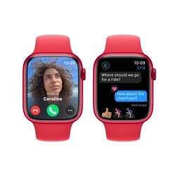 Apple Watch Series 9 45mm PRODUCT(RED) Červený hliník s PRODUCT(RED) sportovním řemínkem - S/M