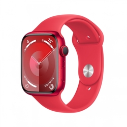 Apple Watch Series 9 45mm PRODUCT(RED) Červený hliník s PRODUCT(RED) sportovním řemínkem - S/M