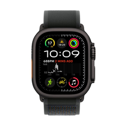 Apple Watch Ultra 2 GPS + Cellular 49mm Black Titanium Case with Black Trail Loop - S/M (MX4U3CS/A)
