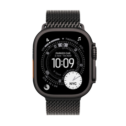 Apple Watch Ultra 3 GPS + Cellular 49mm Black Titanium Milanese Loop - M