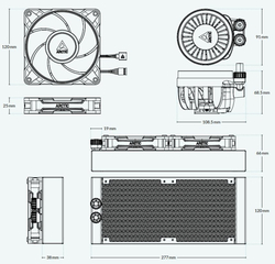 ARCTIC Liquid Freezer III Pro 240 ARGB černý