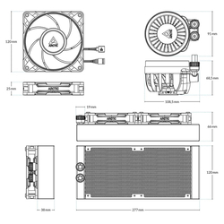 ARCTIC Liquid Freezer III Pro 240, černý