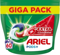 Ariel Gelové kapsle na praní Extra Clean Power, 60 ks