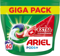 Ariel Gelové kapsle na praní Extra Clean Power, 60 ks