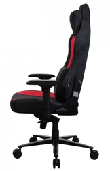 AROZZI herní židle VERNAZZA Supersoft Red/ látkový povrch/ černočervená