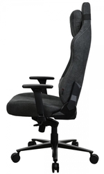AROZZI herní židle VERNAZZA XL SoftFabric Dark Grey/ látkový povrch/ tmavě šedá