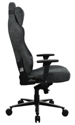 AROZZI herní židle VERNAZZA XL SoftFabric Dark Grey/ látkový povrch/ tmavě šedá