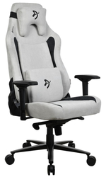 Arozzi VERNAZZA XL Supersoft Light Grey, látkový povrch, světle šedá