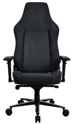 Arozzi VERNAZZA XL Supersoft Pure Black, látkový povrch, černá