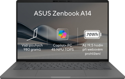 ASUS Zenbook A14 OLED UX3407QA-OLED306W Iceland Gray