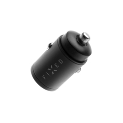 Autonabíječka FIXED s USB-C a USB-A výstupem v miniaturním provedení, podpora PD a QC 3.0, 30W, černá