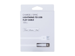 AVACOM MFI-120W kabel USB - Lightning, MFi certifikace, 1,2m, bílá