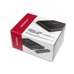 AXAGON ADSA-CC USB-C 10Gbps - NVMe M.2 SSD & SATA 2.5"/3.5" SSD/HDD CLONE MASTER 2 adaptér
