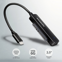 AXAGON ADSA-FP2C USB-C 5Gbps - SATA 6G 2.5" SSD/HDD SLIM adaptér