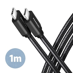 AXAGON BUCM3-CM10AB, SPEED kabel USB-C <-> USB-C, 1m, černý