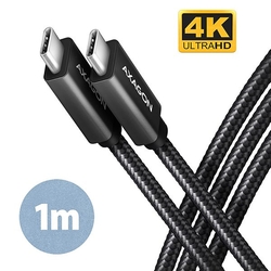 AXAGON BUCM32-CM10AB, SPEED+ kabel USB-C <-> USB-C, 1m