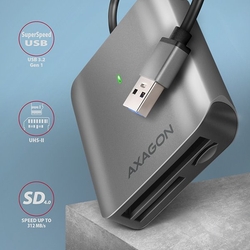 AXAGON CRE-S3 SuperSpeed USB-A UHS-II čtečka