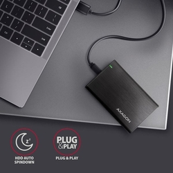 AXAGON EE25-A6C, USB-C 3.2 Gen 1 RAW box
