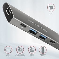 AXAGON HMC-5G2 USB-C 3.2 Gen 2 hub Speedster 5H w. HDMI