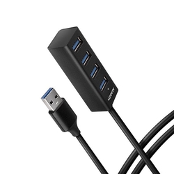 AXAGON HUE-M1AL, 4x USB 3.2 Gen 1 MINI hub, 1.2m kabel