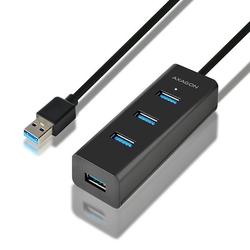 AXAGON HUE-S2BL 4x USB3.0 Charging hub 1.2m kabel