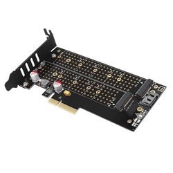 AXAGON PCEM2-D PCIe NVMe+NGFF M.2 adaptér