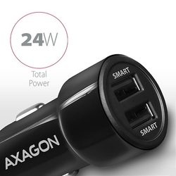 AXAGON PWC-5V5 2.4A + 2.4A car charger