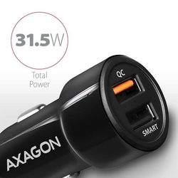 AXAGON PWC-QC5 QC3.0 + 2.4A car charger