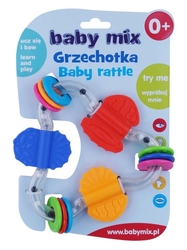 Baby Mix Dětské chrastítko barevný trojuhelník