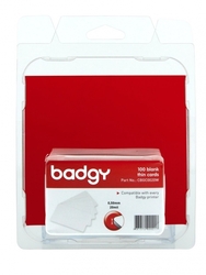 BADGY PVC Cards x100 - Thin (20mil - 0,50 mm)