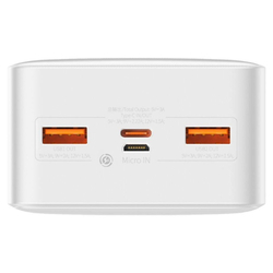 Baseus Bipow powerbanka s digitálním displejem 30000mAh 20W bílá