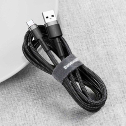 Baseus Cafule kabel USB-C 2A 2m (šedo-černý)