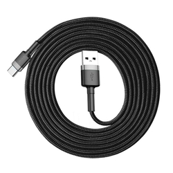 Baseus Cafule kabel USB-C 2A 2m (šedo-černý)