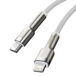 Baseus Cafule Series nabíjecí/datový kabel USB-C na Lightning PD 20W 1m, bílá