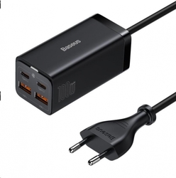 Baseus GaN3 Pro stolní rychlonabíjecí adaptér 2x USB-A, 2x USB-C 100W černá