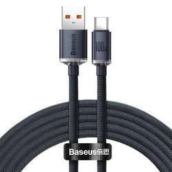 Baseus nabíjecí/datový kabel USB-A / USB-C 100W 1,2m, černá