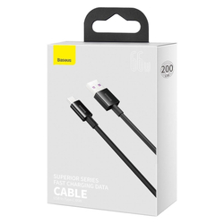 Baseus Superior Series rychlonabíjecí kabel USB/USB-C 66W 2m černá