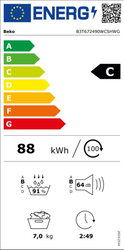 Beko B3T672490WCSHWG