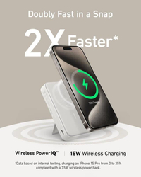 Bezdrátová powerbanka Anker MagGo 10000mAh, 27W bílá